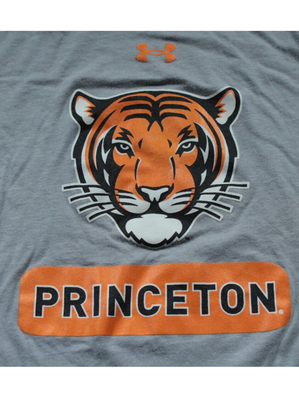 Princeton University T-Shirt L Gray Shirt Tigers Under Armour